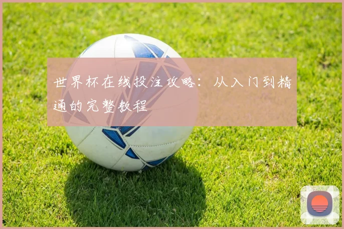 世界杯在线投注攻略:从入门到精通的完整教程
