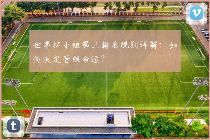 世界杯小组第三排名规则详解：如何决定晋级命运？